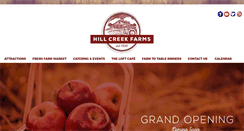 Desktop Screenshot of hillcreekfarms.com